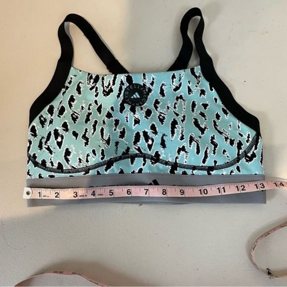 ADIDAS STELLA MCCARTNEY TRUEPURPOSE TRAINING CHEETAH LEOPARD CYCLING TIGHTS BRA - Picture 11 of 11